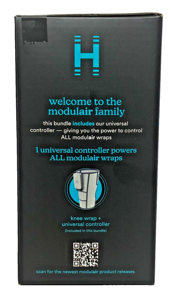 Homedics Modulair Compression System Knee Wrap w Controller Bundle Pain Relief