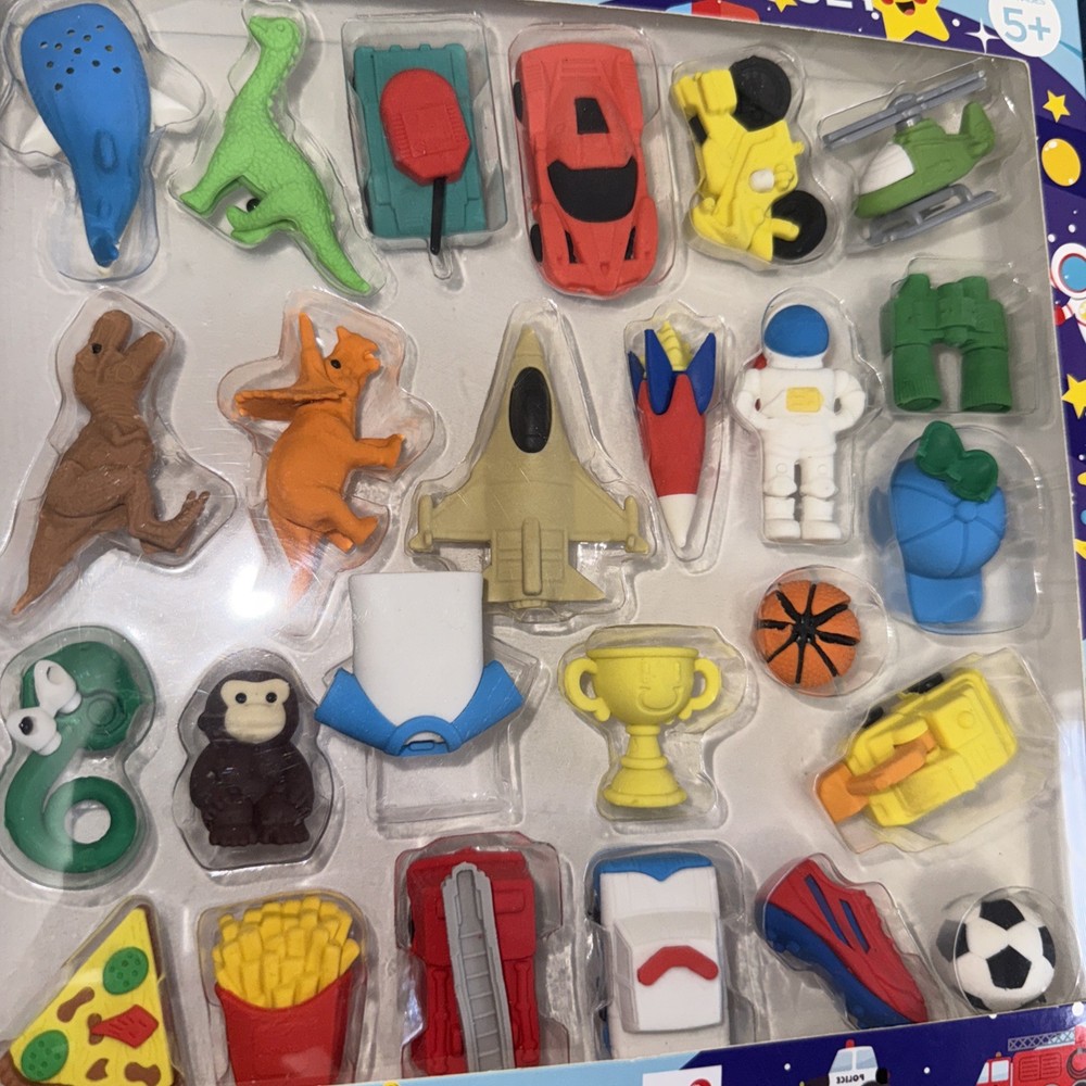 25 Piece Eraser Set