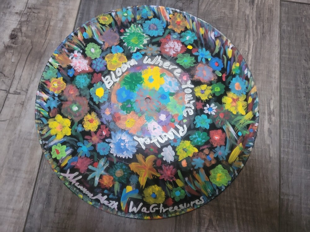 12" Handpainted Vinyl Record