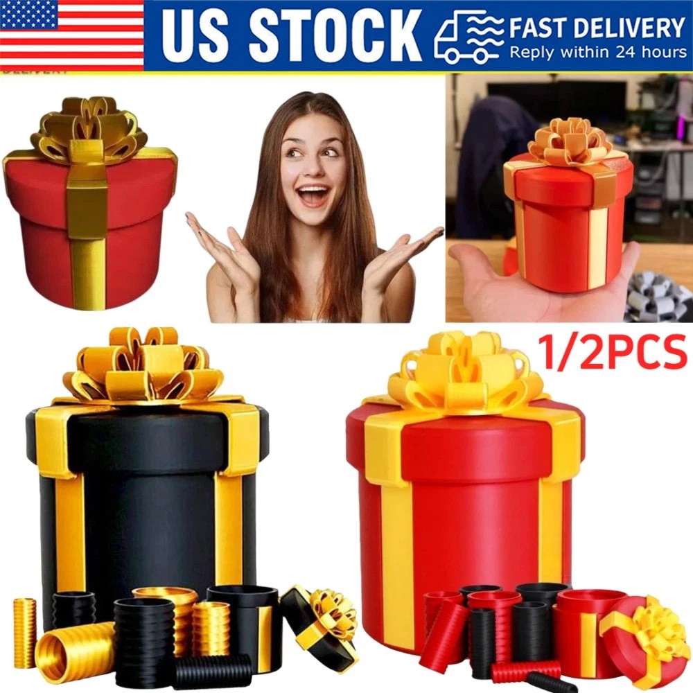 1/2PCS Annoying Nested Screw Gift Box,Annoying Nested Gift Box,Present Box 2025