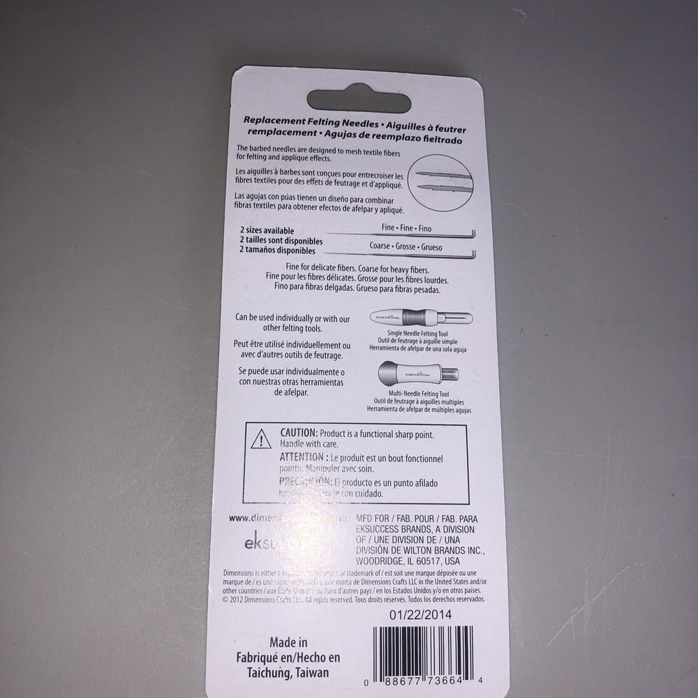 Feltworks Replacement Felting Needles 6/Pkg