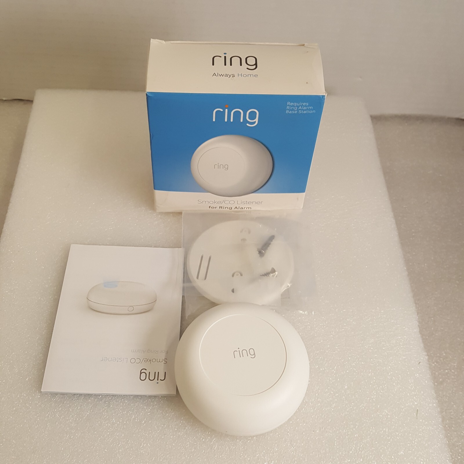 New Open BOX Ring Smoke/CO Listener for Ring Alarm
