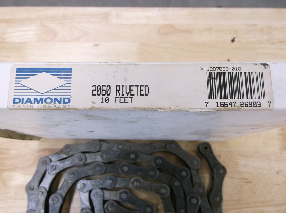 NOS DIAMOND 2060 RIVETED CHAIN 10 FT