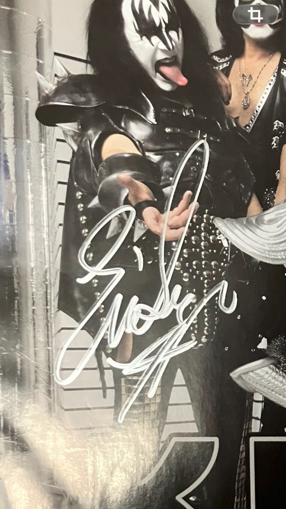 KISS/ERIC SINGER SIGNED/AUTOGRAPHED NIGHT WIRE MAGAZINE WITH COA