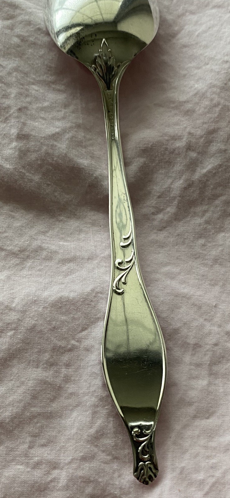 Antique Gorham Oxford Sterling Silver Teaspoon Engraved “Mother” c1950s