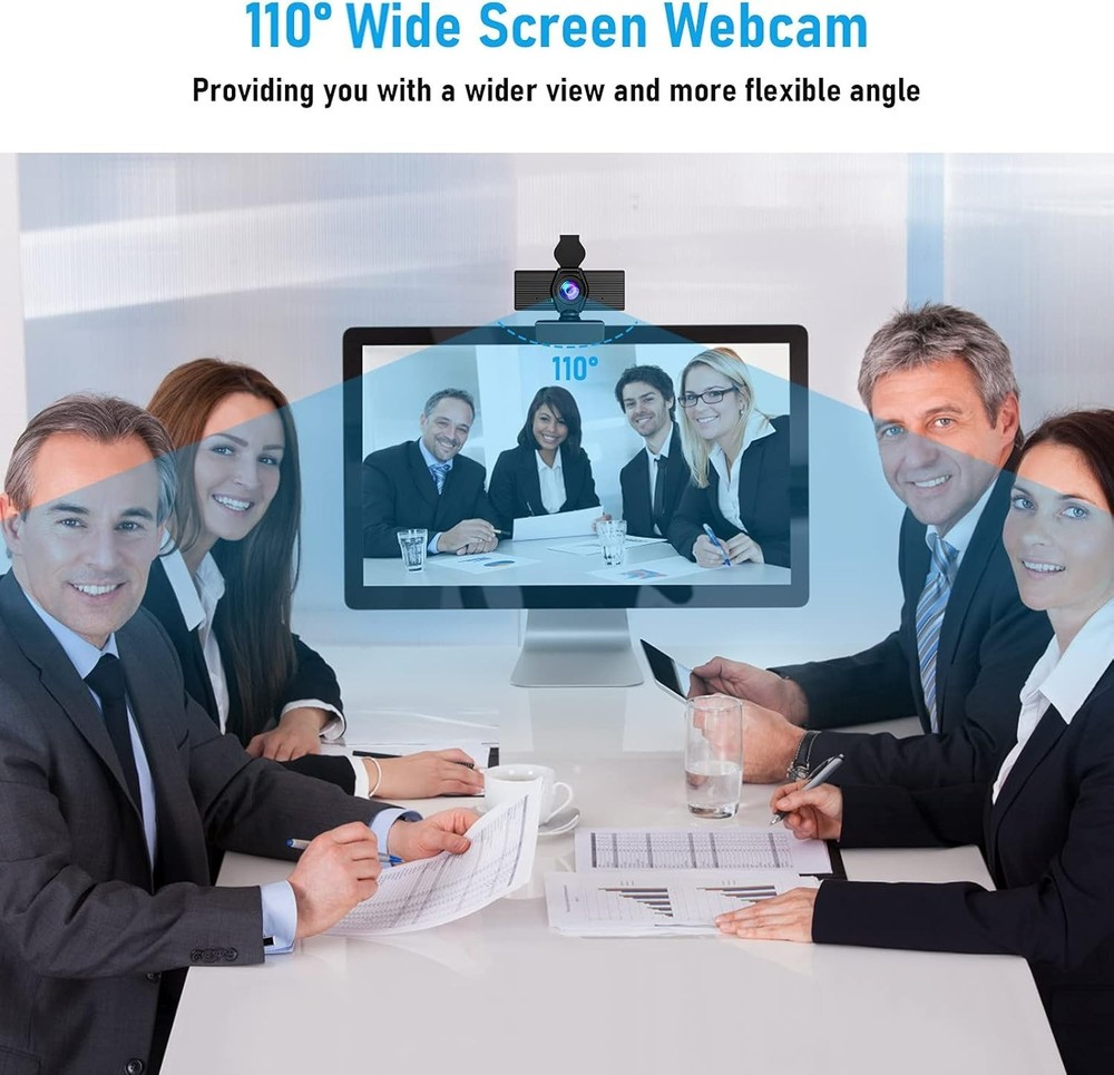 Plug & Play Web Camera with Auto Low Light Correction – Ideal for Video Calls