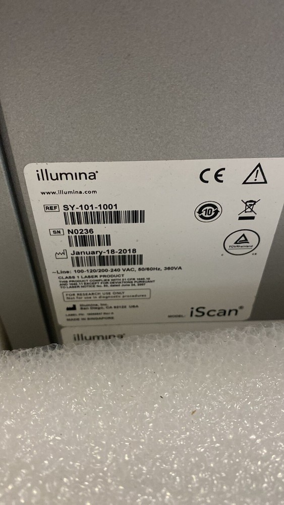 Illumina iScan - Array Scanner Genotyping and DNA Scan