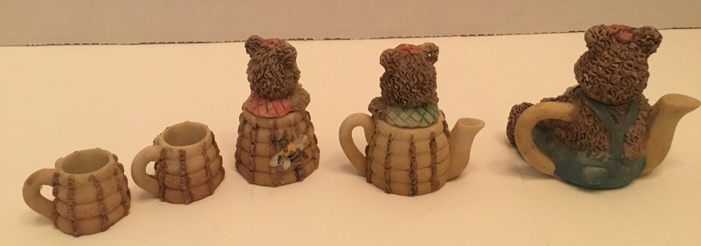 Mini Tea Set with Bears- Adorable