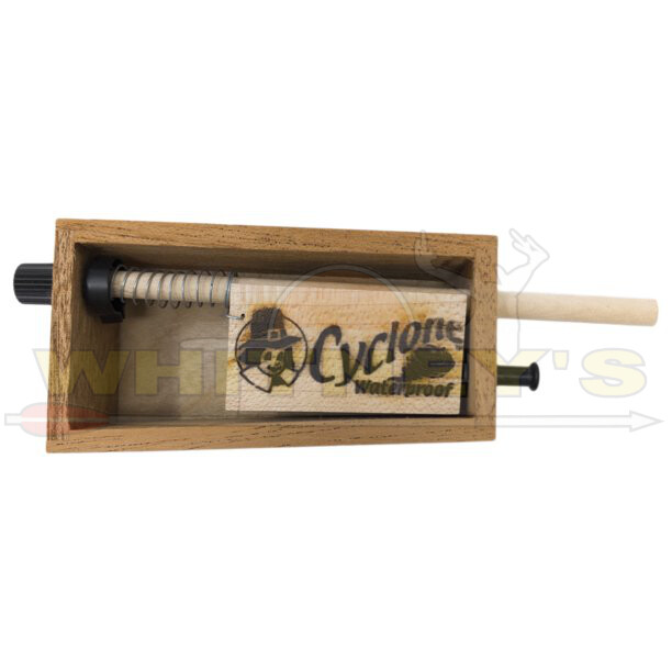 Quaker Boy Cyclone Waterproof Push Button Pin Turkey Box Call - 13607