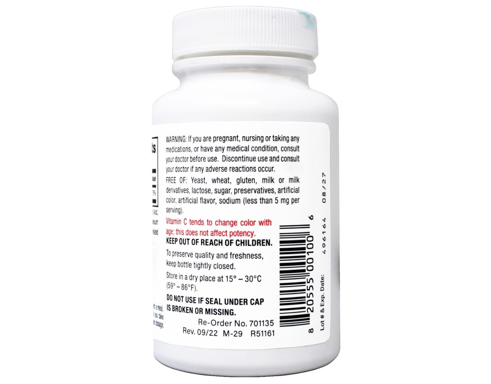 3 Pack - MAJOR Vitamin C 250 mg Ascorbic Acid Tablets, 100 Count