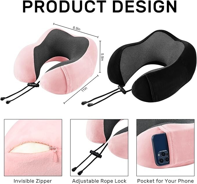 Lunixas Memory Foam Neck pillow