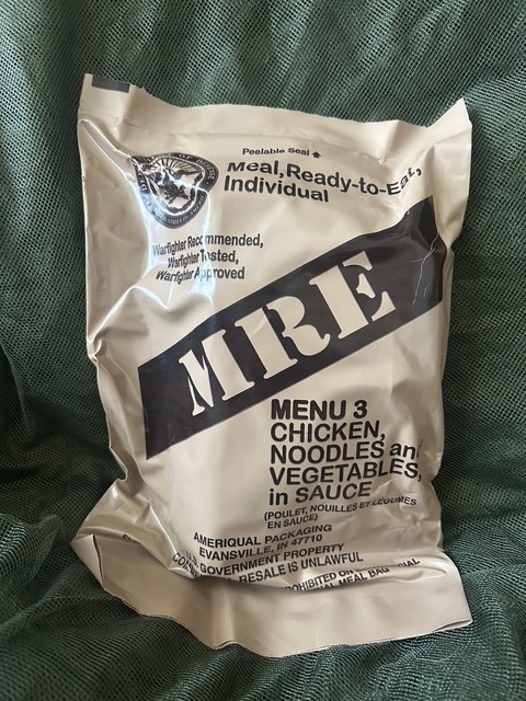 Official Ameriqual Military MRE Individual Single Meal You Pick Exp. 2027.