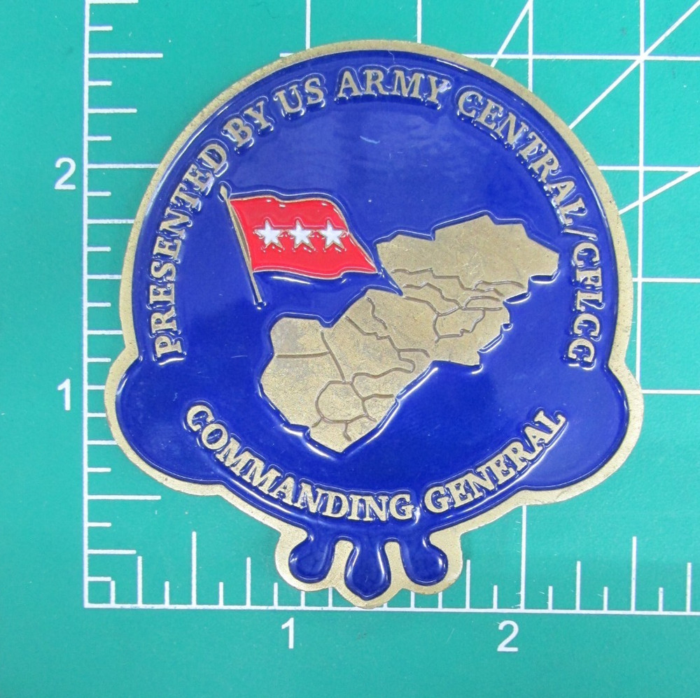 3rd Army Coalition Forces Land Component Command OIF Command Gen Challenge Coin