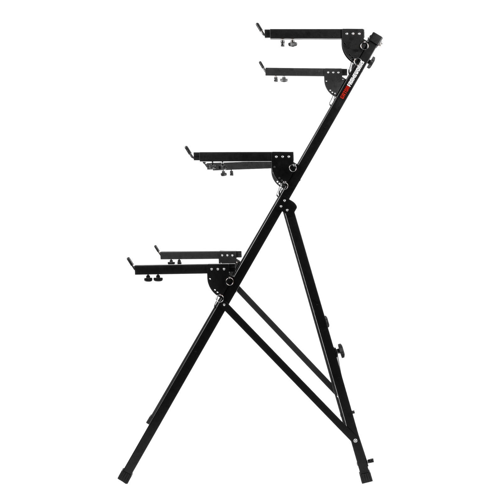 Gator Frameworks Keyboard Stands Series A-Frame Style with 3-Tiers Adjustable