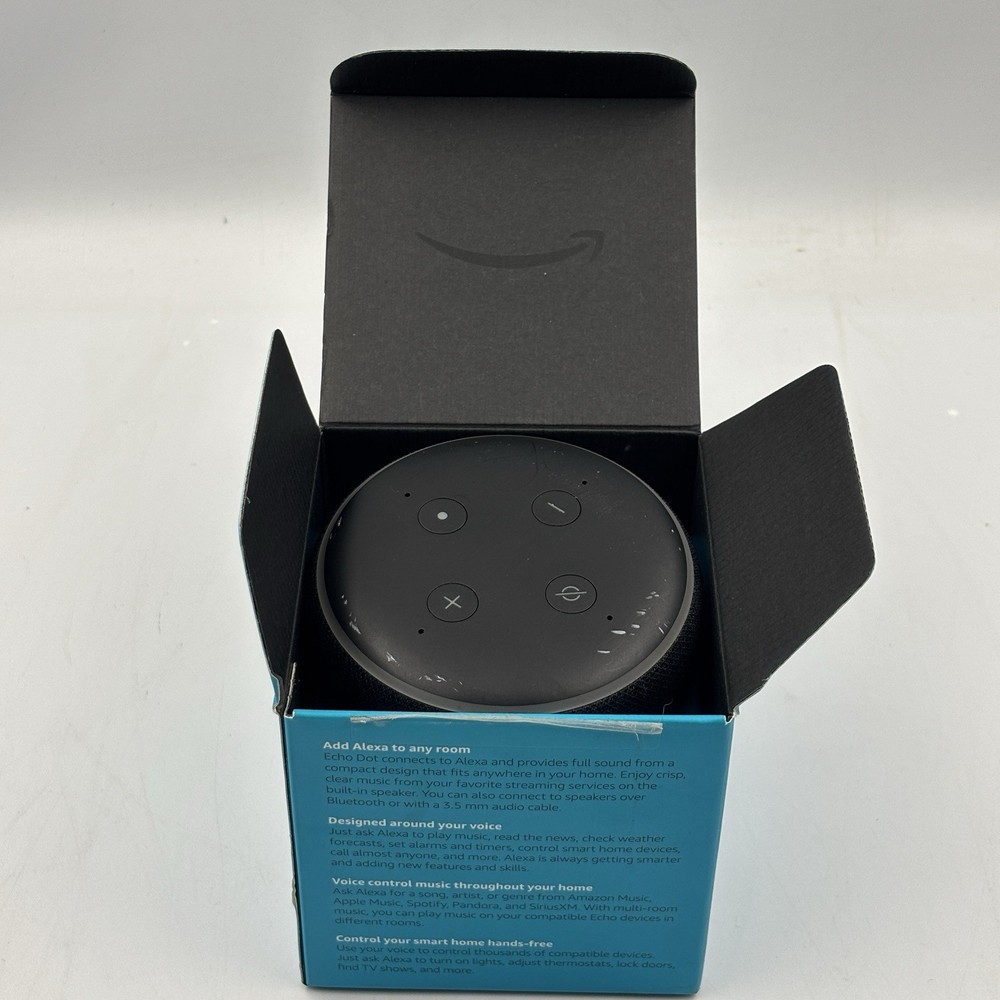 Amazon Echo Dot (3rd Generation) Smart Speaker - Charcoal