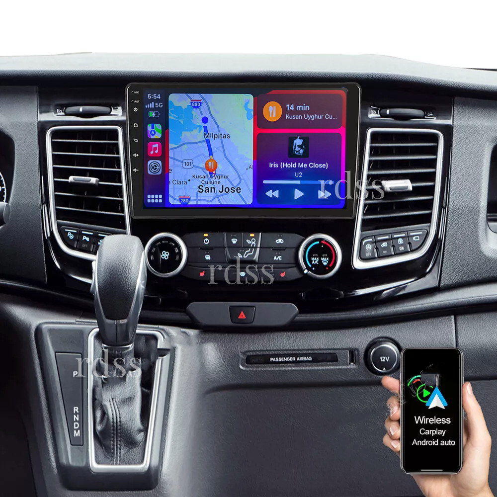 For 2020-2024 Ford Transit 150 250 350 10.1" Carplay FM GPS Dash Radio BT NAVI