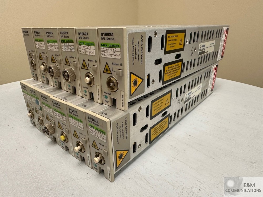 81662A AGILENT OPTICAL DFB LASER SOURCE FOR 8166A MAINFRAME NO PULL/LOCK HANDLE