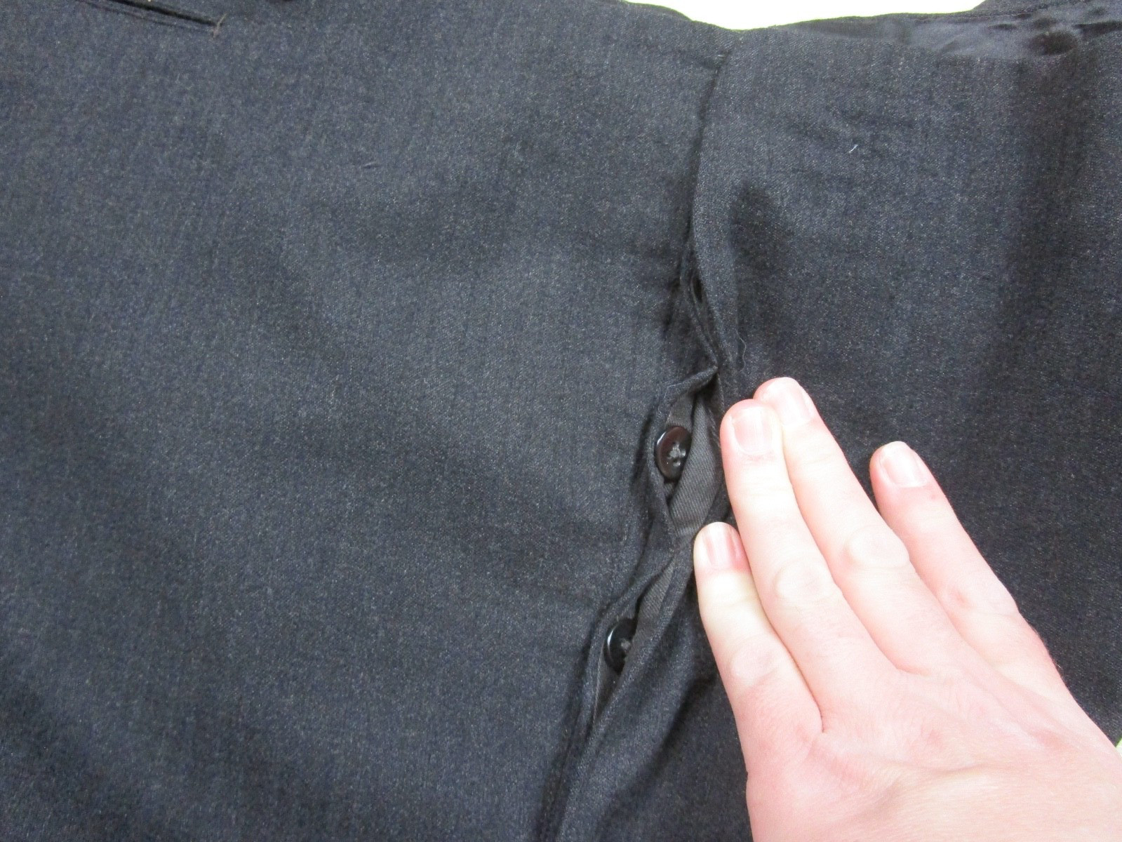 Antique Mens Wool Trousers Edwardian Tailored Pants 1912 Thomas A Brook Boston