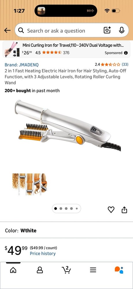 professional rotating iron