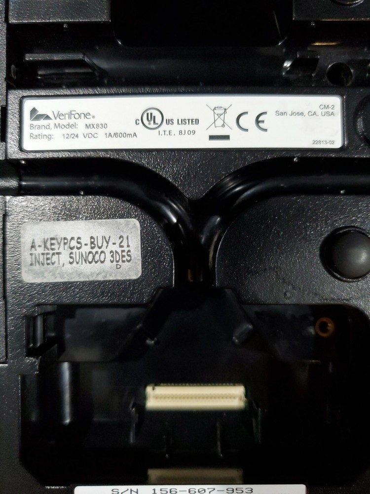 Verifone Sapphire Ruby CPU5 MX830 Pinpad .