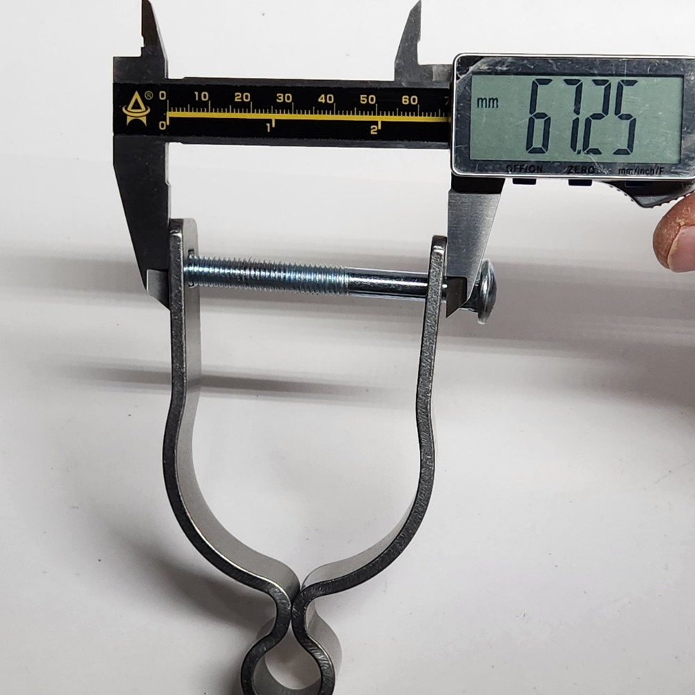 2 Pcs Chain Link Fence Gate Post Hinge for Outside Diameter Post/Pipe Pressed