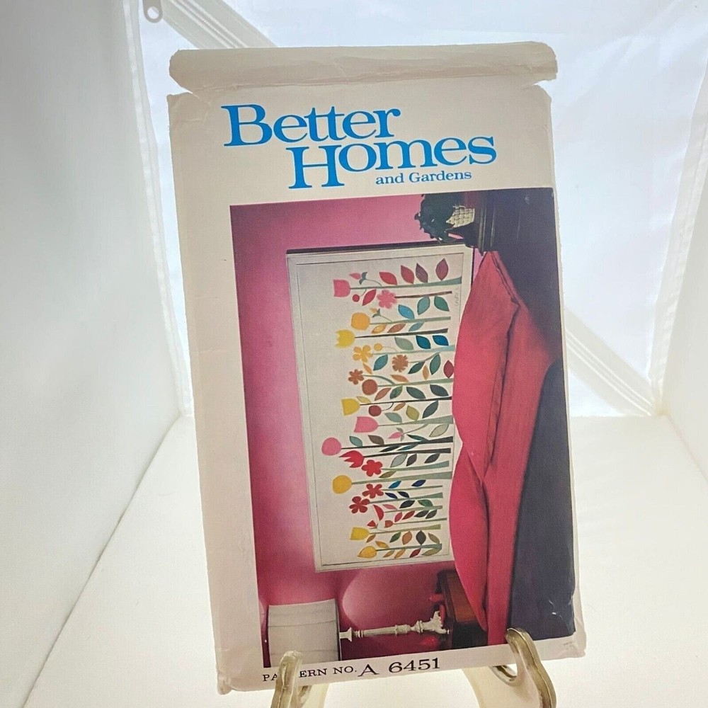 #6451 Better Homes and Gardens Sewing Applique Pattern