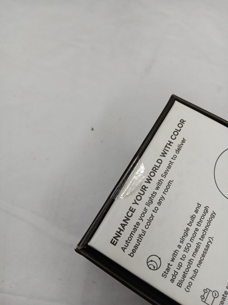 Savant A19, Color LED Smart Light Bulb App Controlled