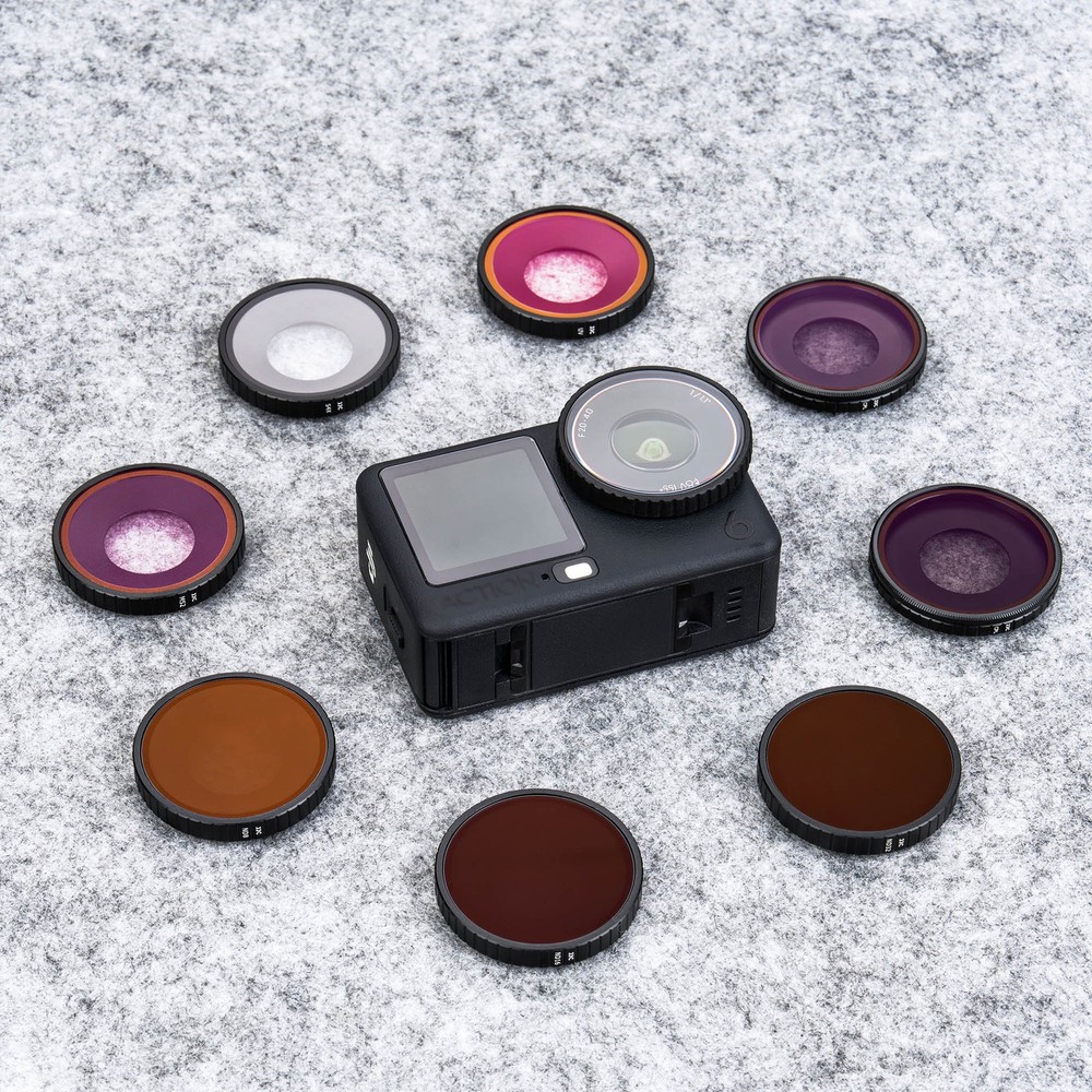 Black Mist 1/2 Filter Diffusion for DJI Osmo Action 6 Multi Coated Optical Glass