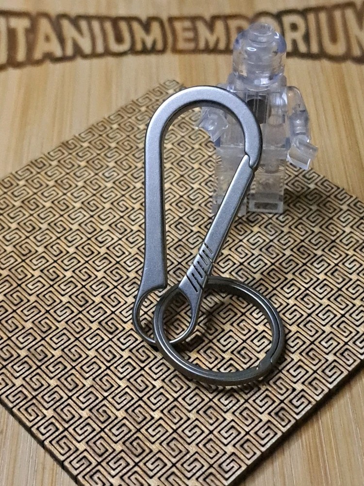 EDC Titanium Carabiner Keychain