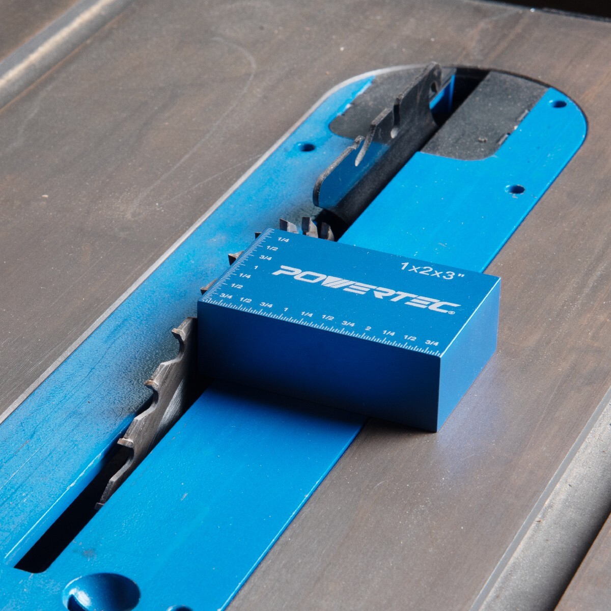 POWERTEC 71843 Setup Blocks Height Gauge 15pc Set - Premium Woodworking Tools