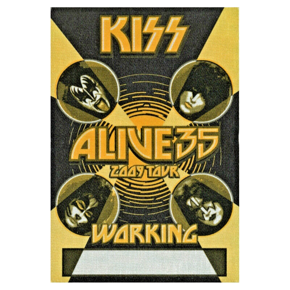 Kiss Alive 35 2009 Working Backstage Pass