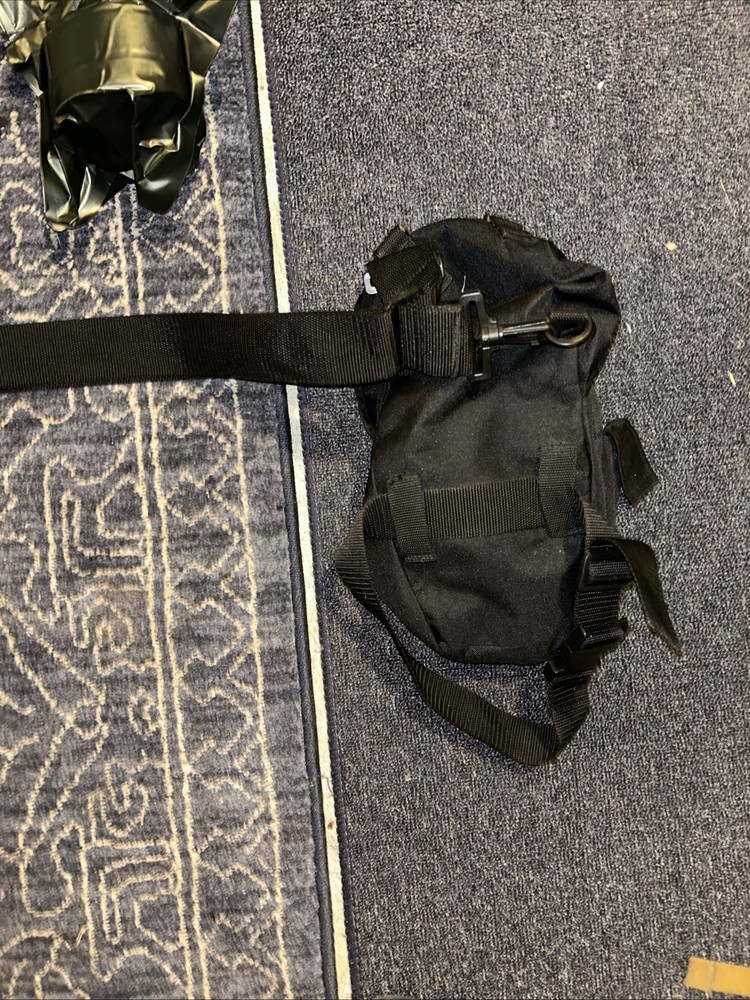 Gas Mask Centered Filter. Packaged Filter And Carrier. Used