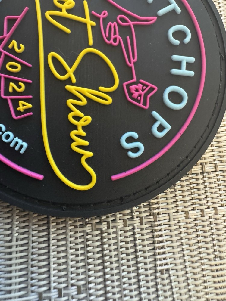 3M Patchops PVC V BACK PATCH Shot Show 2024 Quality Tactical Patch Ops Colorful