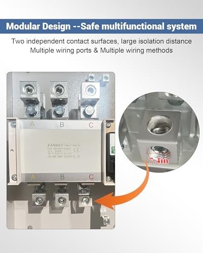 200A Automatic Generator Transfer Switch, NEMA 3R, Double-Throw Safety Switch, I