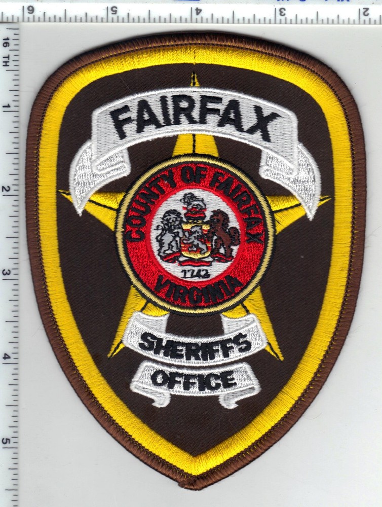 Fairfax County Sheriff (Virginia) Uniform Take-Off Shoulder Patch