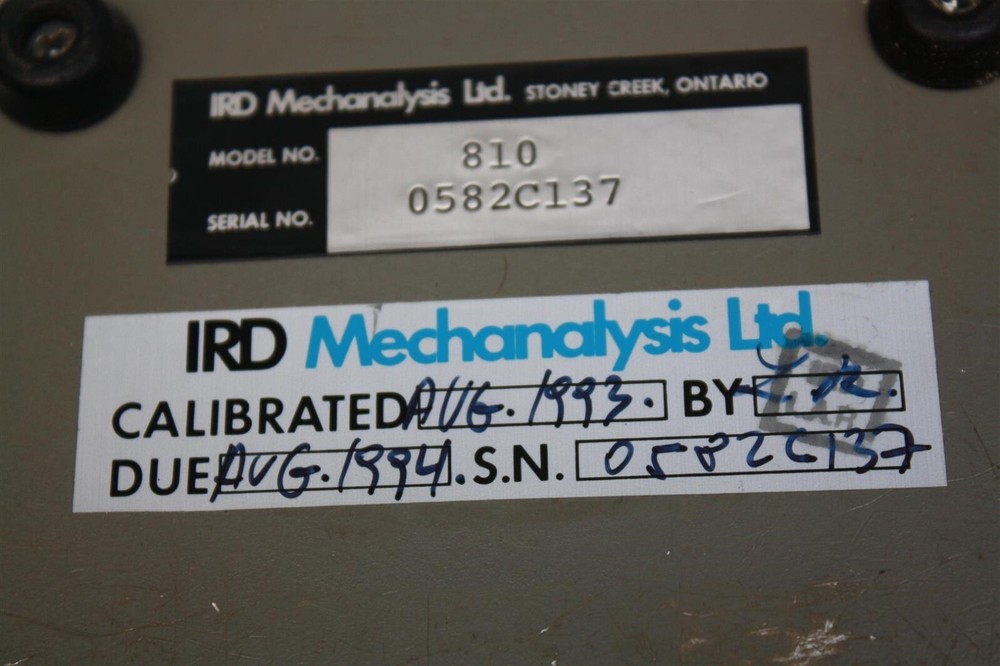 IRD Mechanalysis Model 810