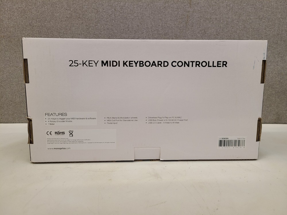 Stage Right By Monoprice 25-Key Midi Keyboard Controller
