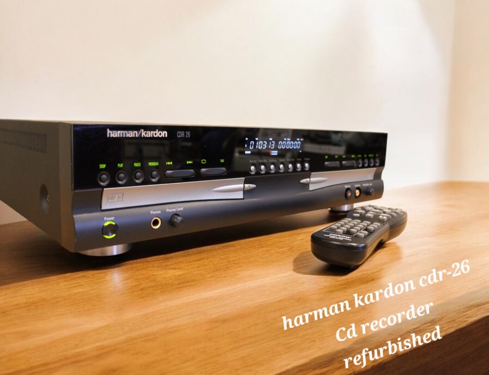 Harmon Kardon CDR 26 CD recorder w/remote SERVICED Fully Functional