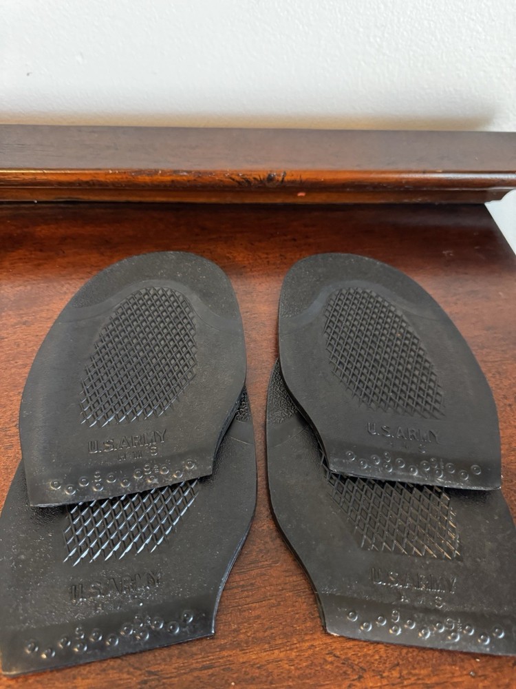 ORIGINAL US ARMY BOOTS REPLACEMENT SOLES FOR 9-9.5 COMBAT BOOTS-NOS