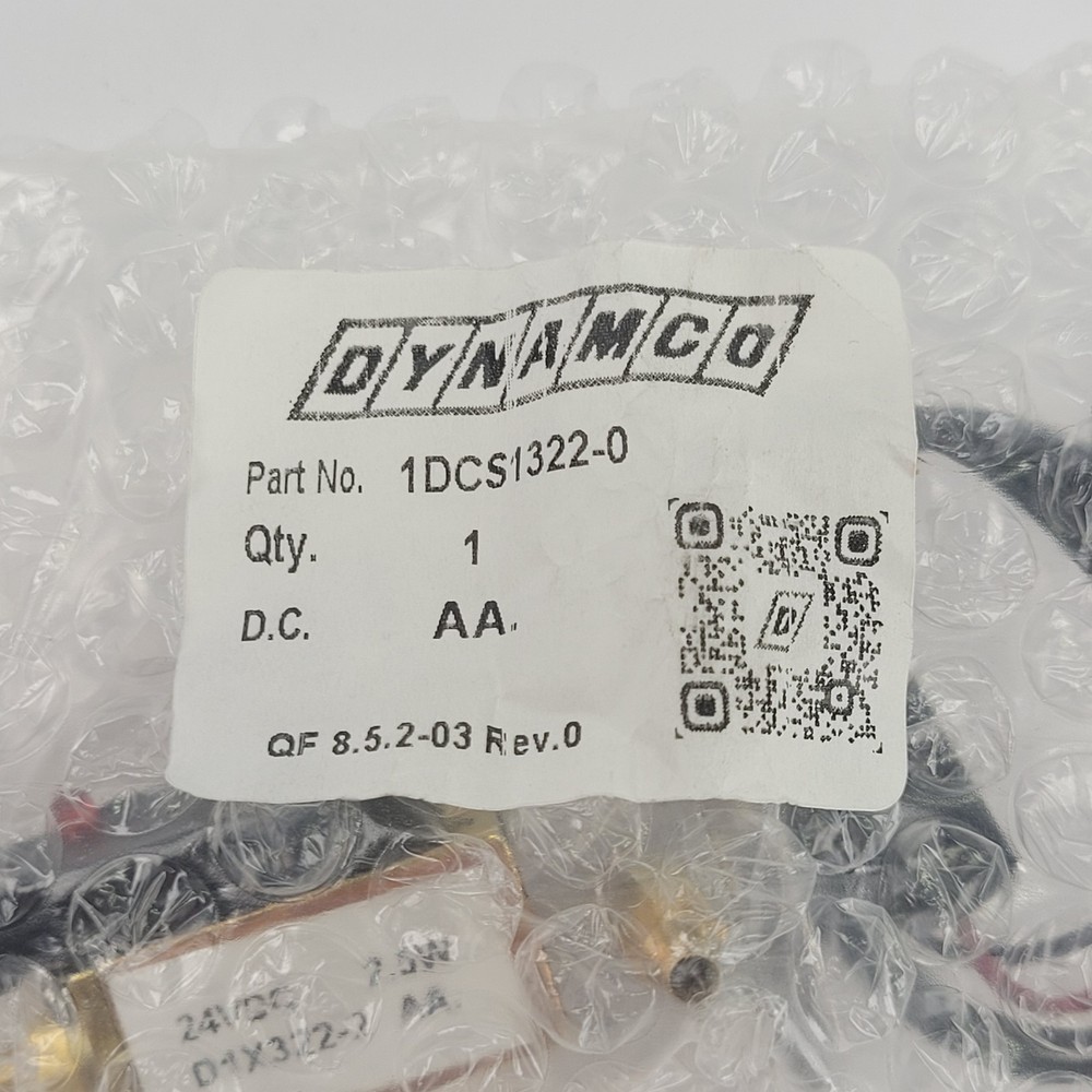 Dynamco 1DCS1322-0 Valve Kit, 24VDC - NEW