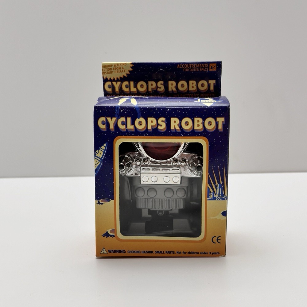 Accouterments Outer Space Cyclops Robot Eye Sparks Wind Up Walking Action