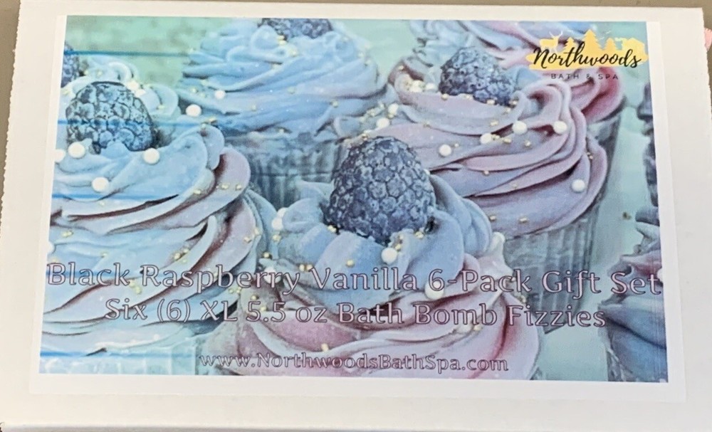 Black Raspberry Vanilla 6-pack Bath Bomb Gift Set