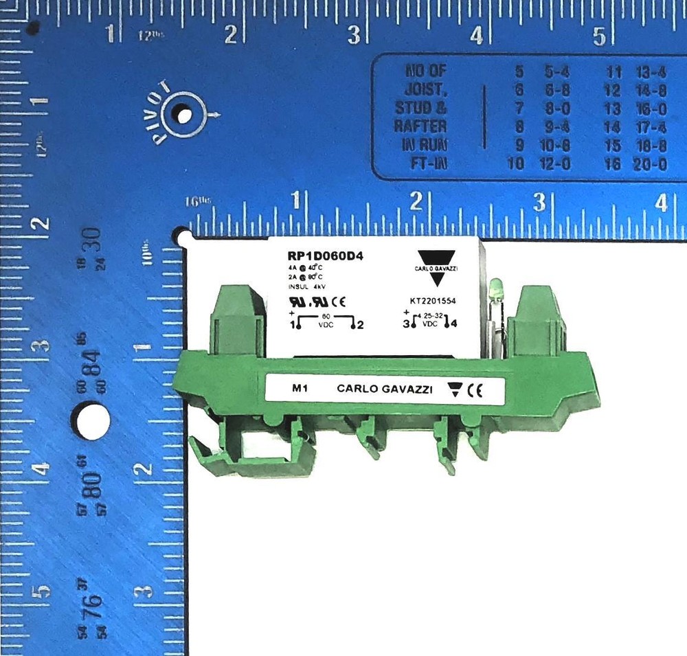 Carlo Gavazzi 60 VDC Solid State Relay RP1D060D4 NOS
