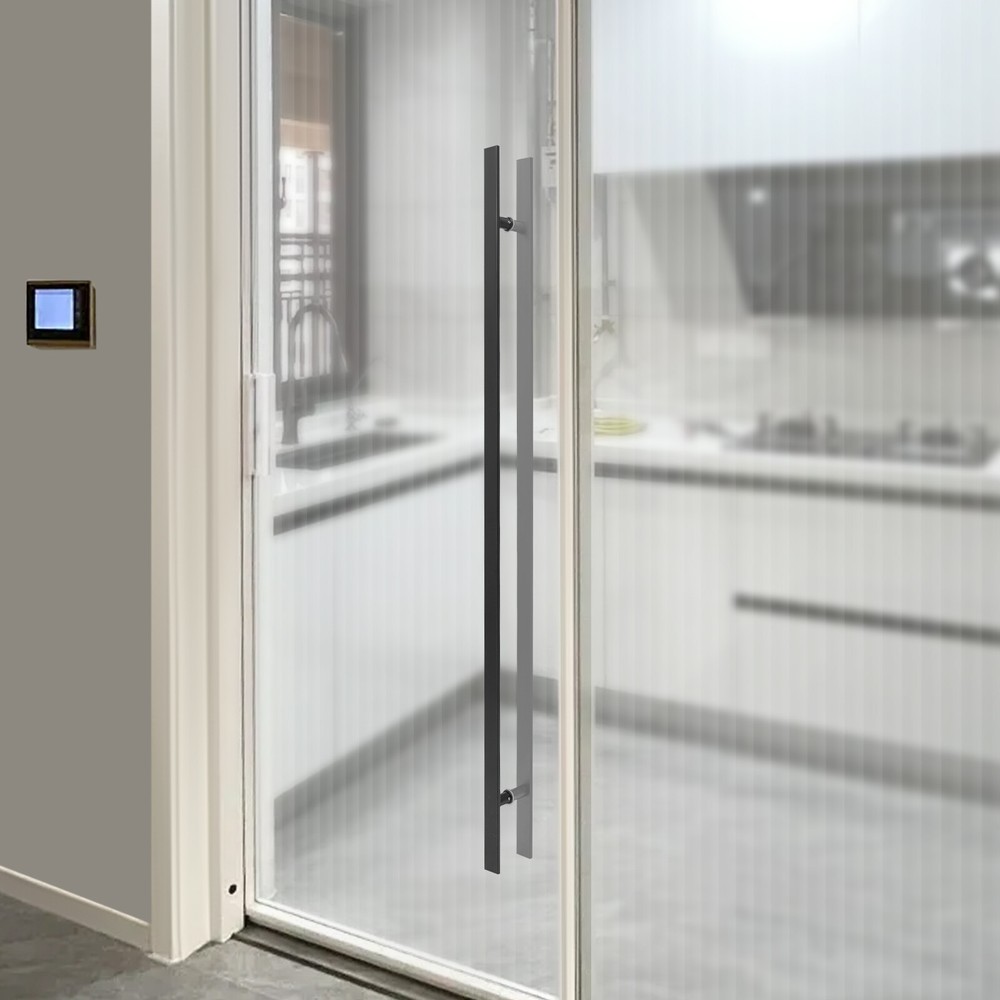 Pull Push Door Pull Handle Sliding Door Double Sided Handle Stainless H Shape