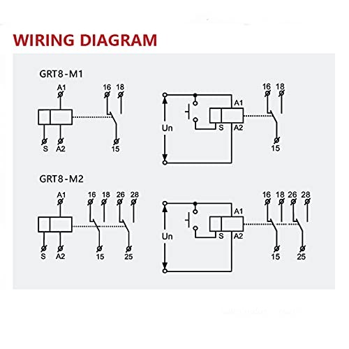 GRT8-M2 Multifunction Time Relay with 10 Function Choices 16A AC/DC12V-240V