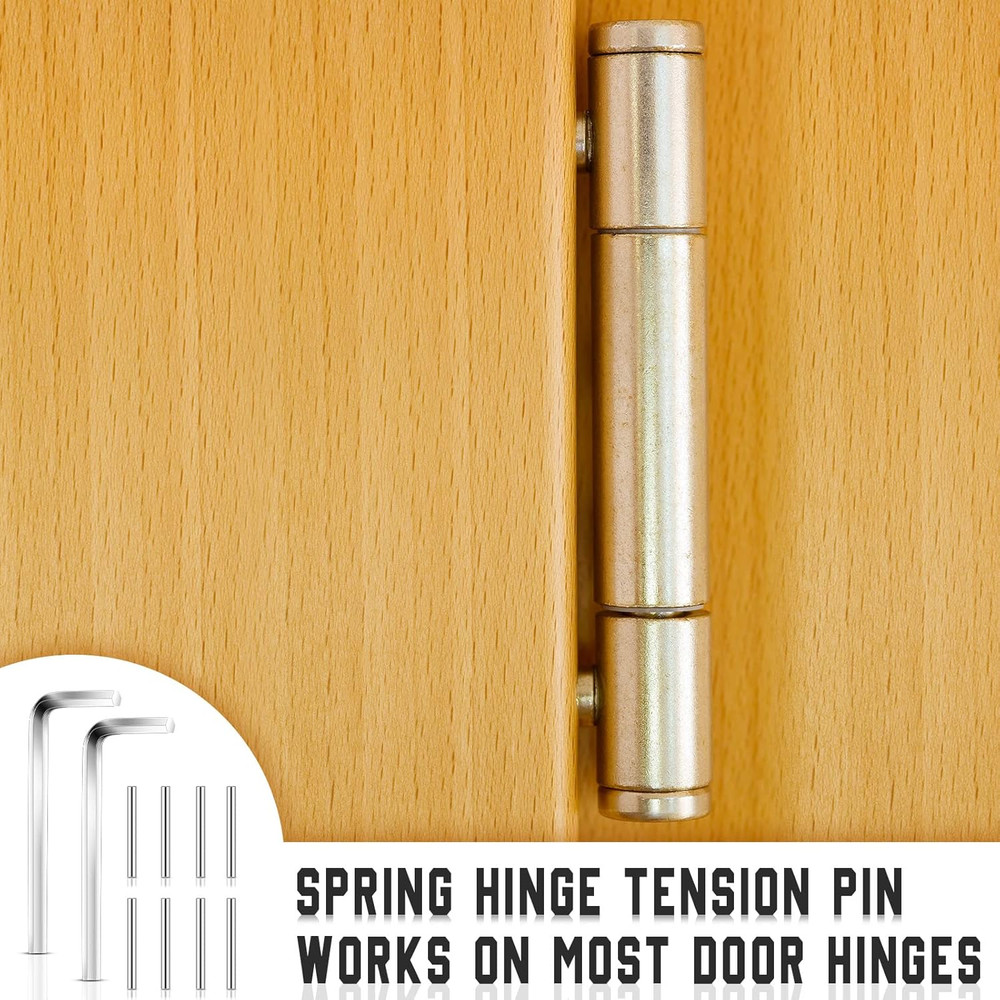 Door Closing Hinge Pin Spring Loaded Spring Hinge Tension Replacement Kit Includ