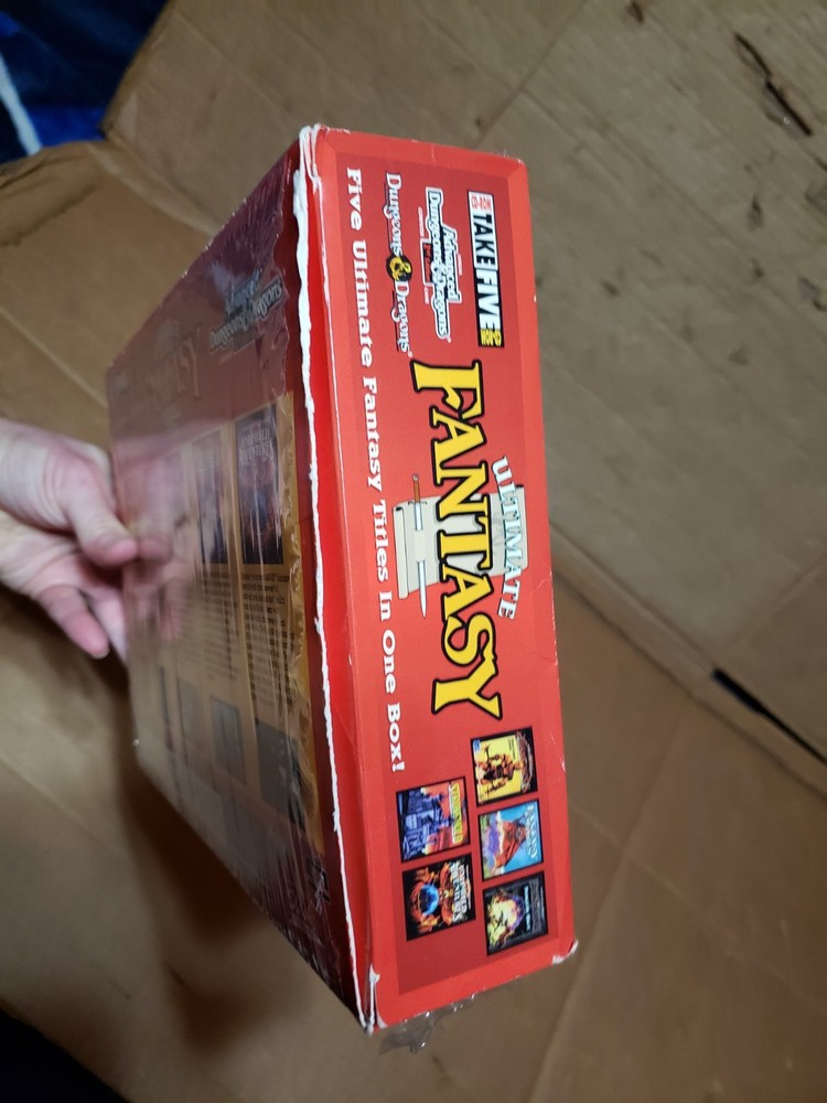 Advanced Dungeons & Dragons Ultimate Fantasy Collection NOB MISSING ONE DISK