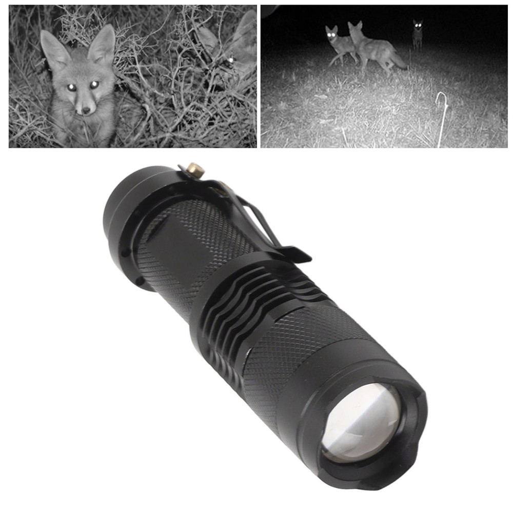 Zoomable Infrared Flashlight For Night Vision Camping