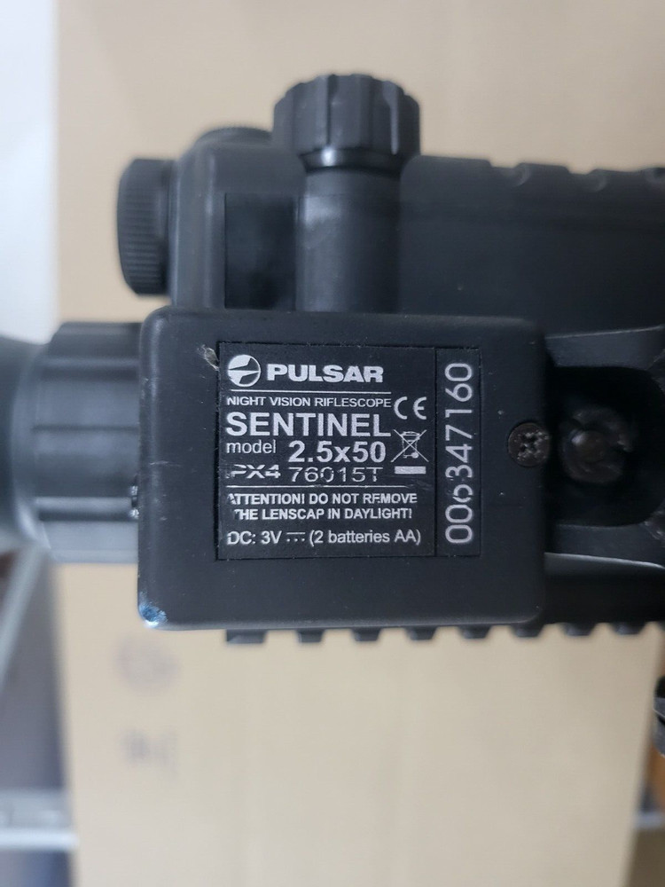 PULSAR - Night Vision Riflescope - Sentinel 2.5x50
