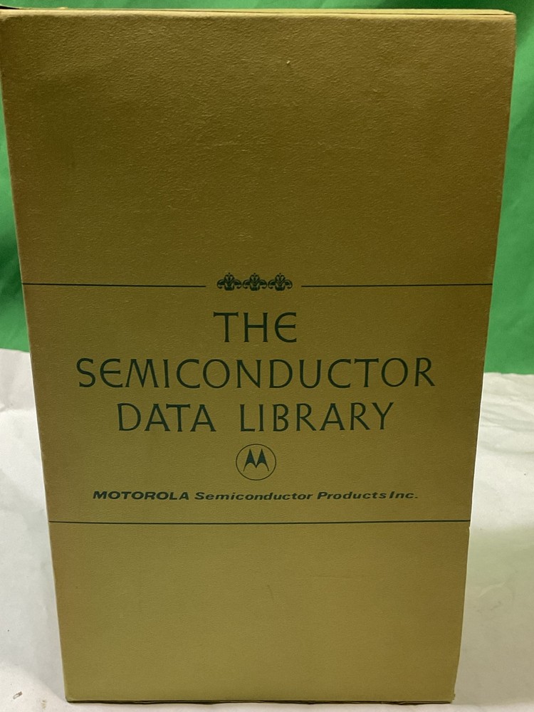VTG 1972 First EditionThe Semiconductor Data Library Volume 1 ,2 & Third Edition